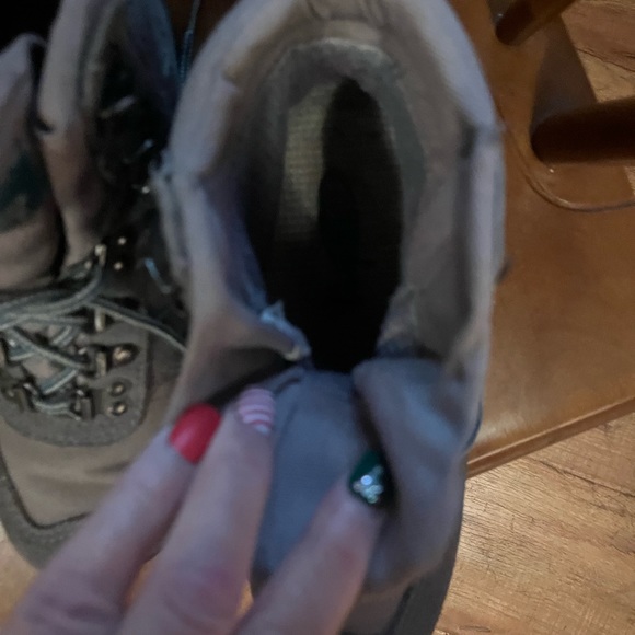 Vasque 7567 Gore-Tex Hiking Boots Lace Up Gray Tan Suede Men's Size 6.5. - Picture 6 of 6